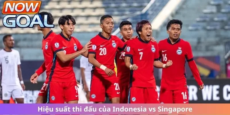 Hiệu suất thi đấu gần đây của Indonesia vs Singapore
